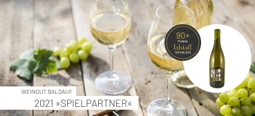 2022 SPIELPARTNER - by Bastian Baldauf - Weißer Burgunder trocken - limited Edition -